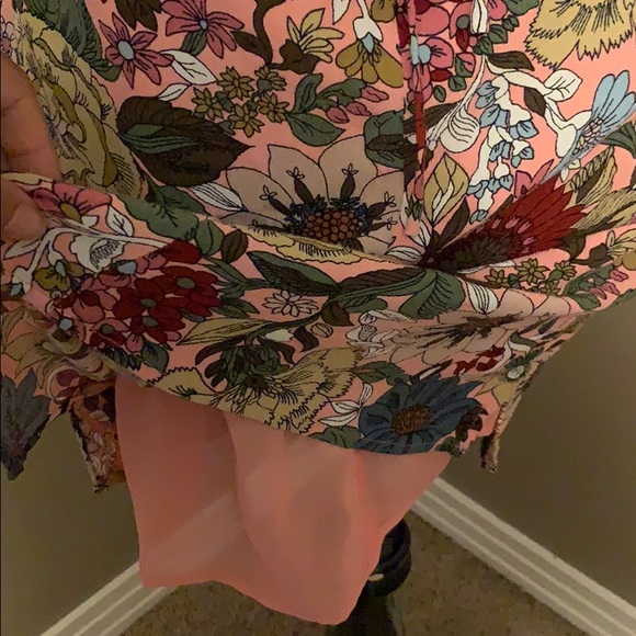 LOFT summer floral shift dress - petite - Picture 4 of 6